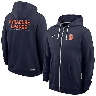 Nike Syracuse Orange 2025 Sideline Standard Issue Dri-Fit Full-Zip Hoodie
