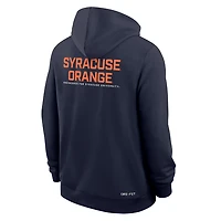 Nike Syracuse Orange 2025 Sideline Standard Issue Dri-Fit Full-Zip Hoodie