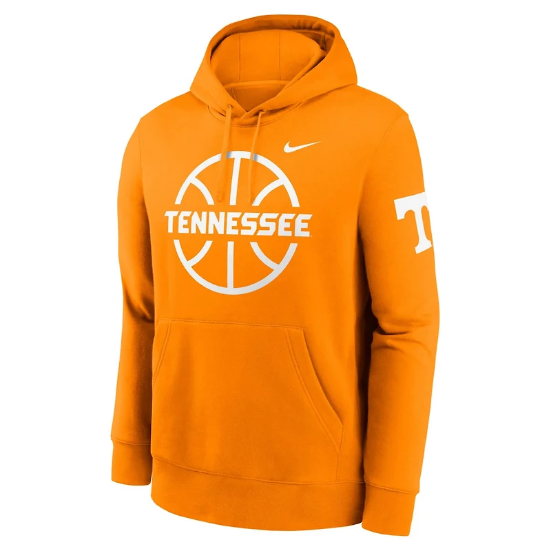 Nike Tennessee Volunteers Basketball Icon Club Fleece Pullover Hoodie