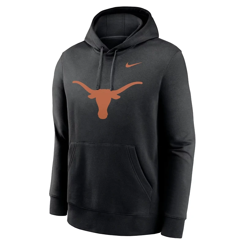 Nike Texas Longhorns Primetime Evergreen Club Fleece Pullover Hoodie
