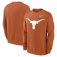 Nike Texas Longhorns Primetime Evergreen Fleece Pullover Sweatshirt