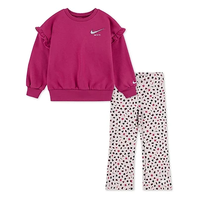 Nike Toddler Dri-FIT Essentials Crewneck and Flared Leggings 2-Piece Set