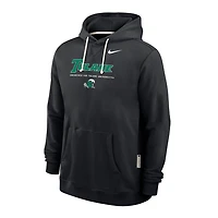 Nike Tulane Green Wave 2025 Sideline Standard Issue Dri-FIT Hoodie