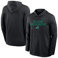 Nike Tulane Green Wave Sideline Dri-FIT Lightweight Hooded Top