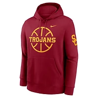 Nike USC Trojans Basketball Icon Club Fleece Pullover Hoodie