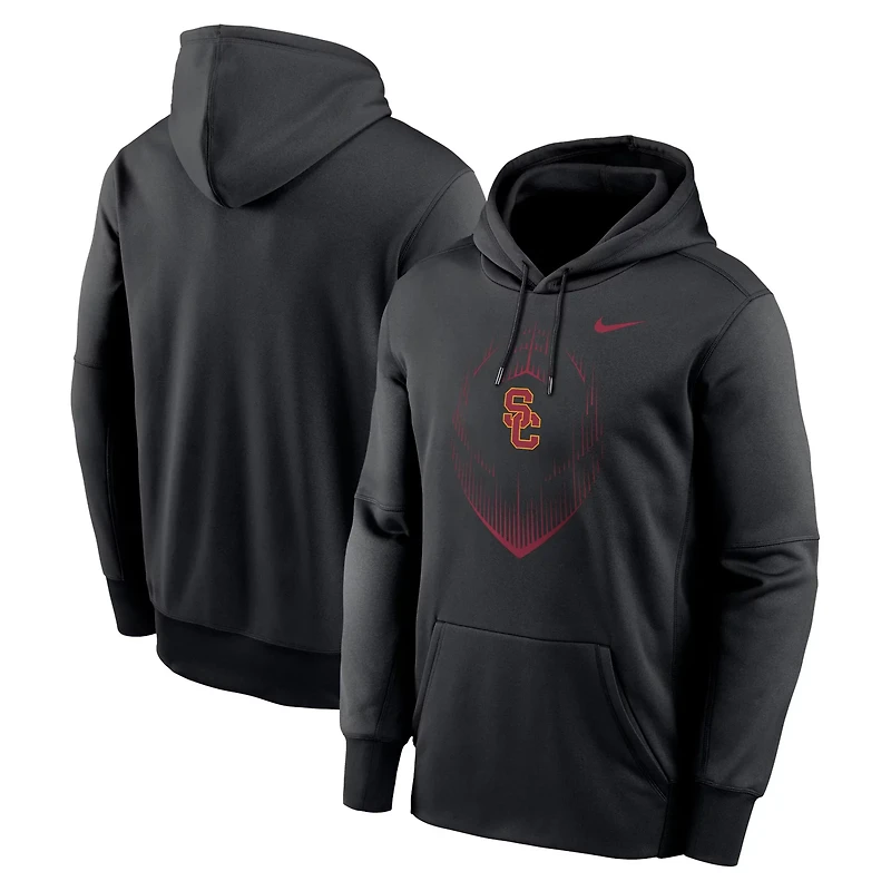 Nike USC Trojans Football Icon Performance Fleece Pullover Hoodie