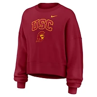 Nike USC Trojans Oversized Phoenix Arch Pullover Sweatshirt
