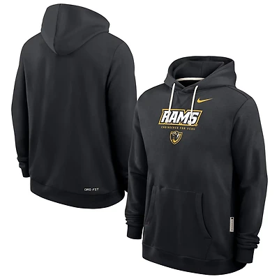 Nike VCU Rams 2025 Sideline Standard Issue Dri-FIT Hoodie