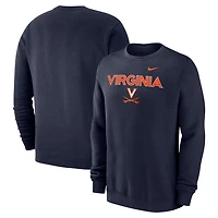 Nike Virginia Cavaliers Club Fleece Pullover Sweatshirt