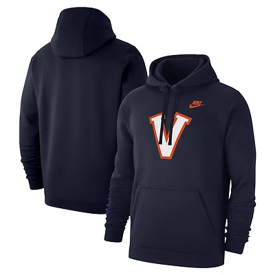 Nike Virginia Cavaliers Vintage Club Fleece Pullover Hoodie