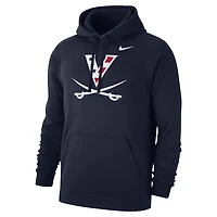 Nike Virginia Cavaliers Wahoos Primary Club Fleece Pullover Hoodie