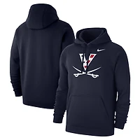 Nike Virginia Cavaliers Wahoos Primary Club Fleece Pullover Hoodie