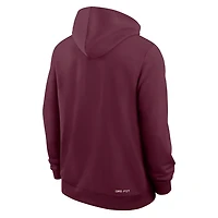 Nike Virginia Tech Hokies 2025 Sideline Performance Pullover Hoodie