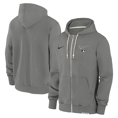 Nike Washington Nationals Authentic Collection Travel Performance Full-Zip Hoodie