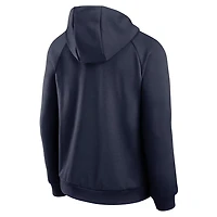 Nike West Virginia Mountaineers 2025 Courtside Basketball Practice Raglan Dri-FIT Hoodie