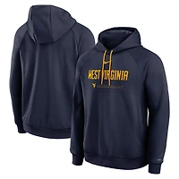 Nike West Virginia Mountaineers 2025 Courtside Basketball Practice Raglan Dri-FIT Hoodie