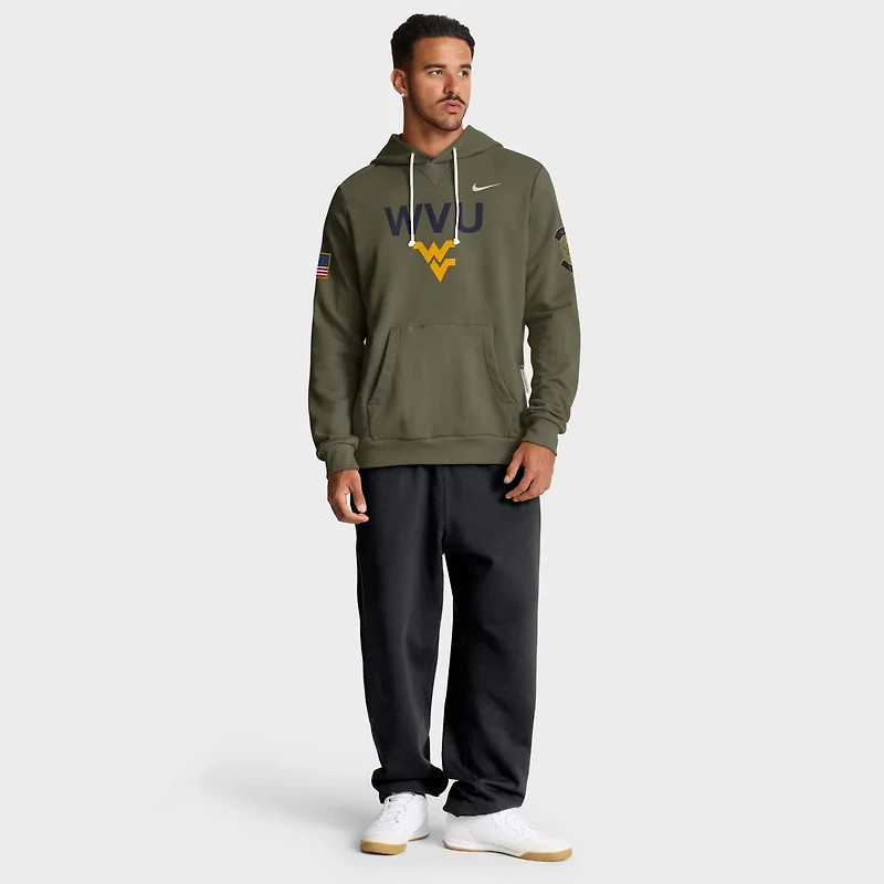 Nike West Virginia Mountaineers 2025 Military Appreciation Performance Pullover Hoodie