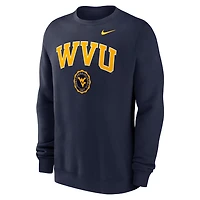 Nike West Virginia Mountaineers Arched Seal Pullover Sweatshirt
