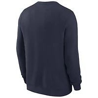 Nike West Virginia Mountaineers Legacy Classic Tackle Twill Embroidered Arch Over Logo Pullover Sweatshirt