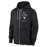 Nike West Virginia Mountaineers On-Court Performance Full-Zip Hoodie