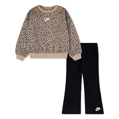Nike Wild Warmth Crewneck and Flared Leggings 2-Piece Set