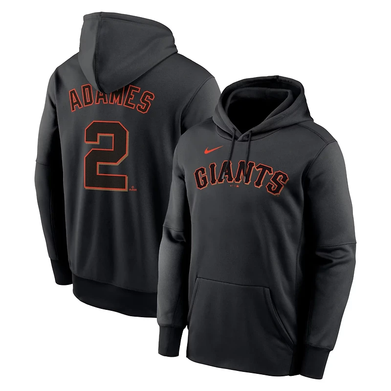 Nike Willy Adames San Francisco Giants Name Number Performance Pullover Hoodie