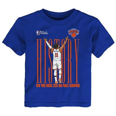 Outerstuff Jalen Brunson New York Knicks 2026 NBA Finals Champions History T-Shirt