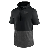 Philadelphia Flyers Authentic Pro Travel and Training Short Sleeve Pullover Hoodie