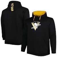 Pittsburgh Penguins Logo Big  Tall Fleece Pullover Hoodie