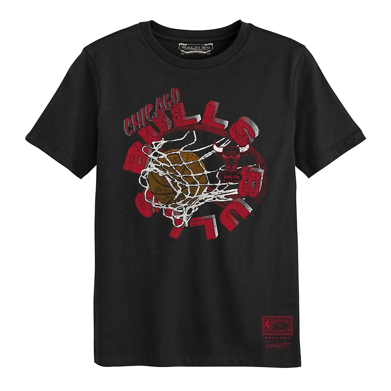 Preschool Mitchell Ness Chicago Bulls The Net T-Shirt