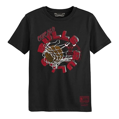 Preschool Mitchell  Ness Chicago Bulls The Net T-Shirt