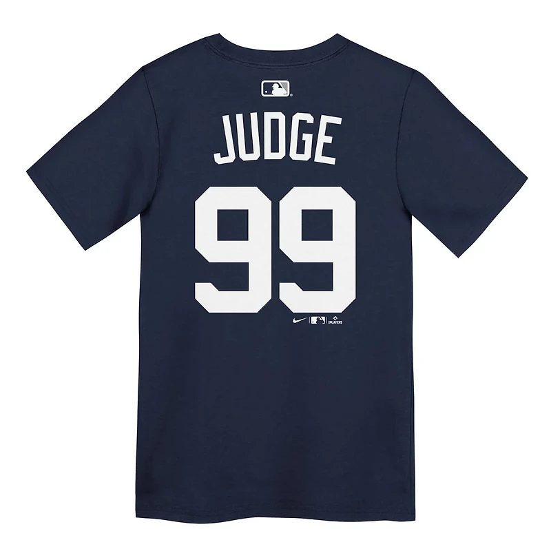 Preschool Nike Aaron Judge New York Yankees Name  Number T-Shirt