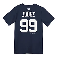 Preschool Nike Aaron Judge New York Yankees Name  Number T-Shirt