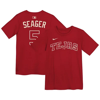 Preschool Nike Corey Seager Texas Rangers 2026 City Connect Name Number T-Shirt