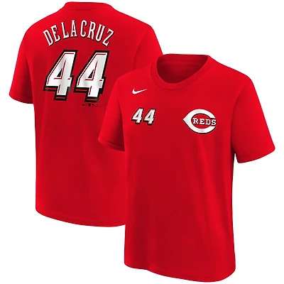 Preschool Nike Elly De La Cruz Cincinnati s 2025 MLB Speedway Classic Name  Number T-Shirt