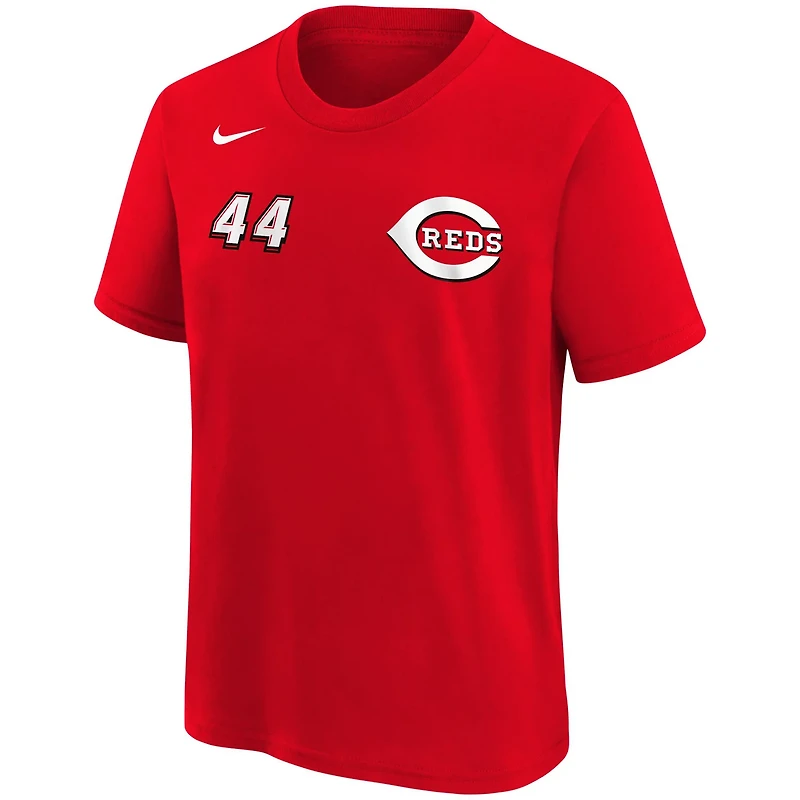 Preschool Nike Elly De La Cruz Cincinnati s 2025 MLB Speedway Classic Name  Number T-Shirt