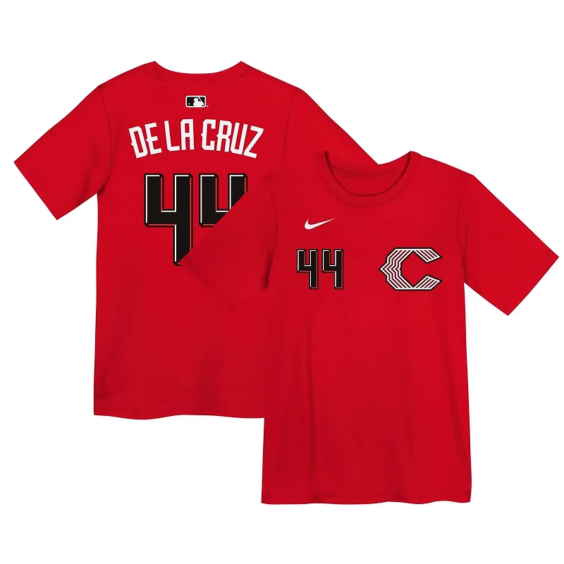 Preschool Nike Elly De La Cruz Cincinnati s 2026 City Connect Name Number T-Shirt
