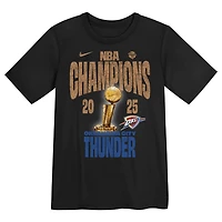 Preschool Nike Oklahoma City Thunder 2025 NBA Finals Champions Locker Room Confetti T-Shirt