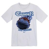 Preschool Nike Oklahoma City Thunder 2025 NBA Finals Champions Parade Roster T-Shirt