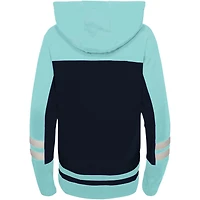 Preschool Seattle Kraken Ageless Revisited Lace-Up V-Neck Pullover Hoodie