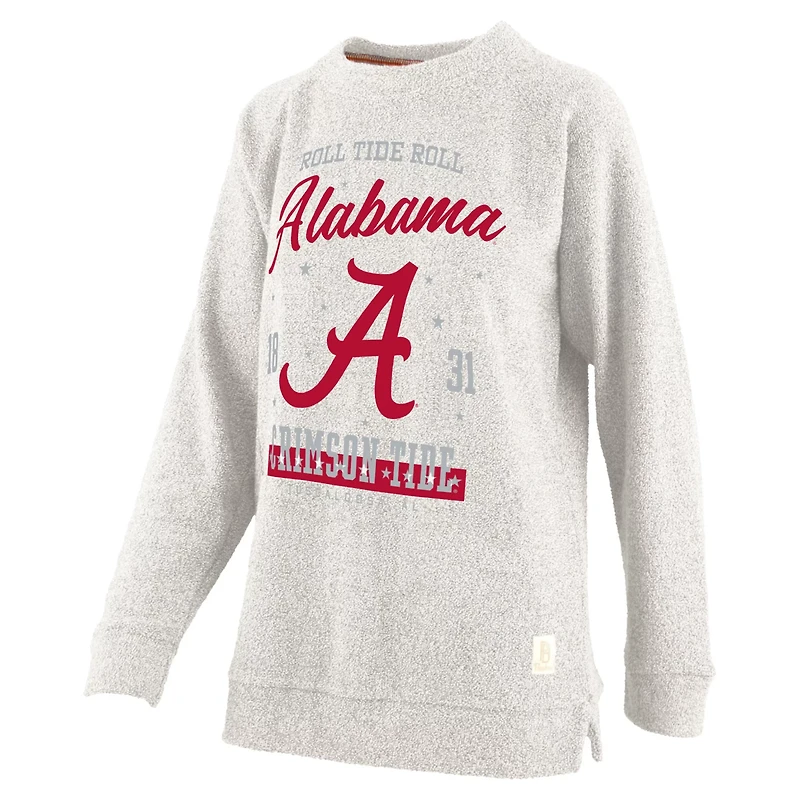 Pressbox Alabama Crimson Tide Plus Comfy Cairo Terry Pullover Sweatshirt