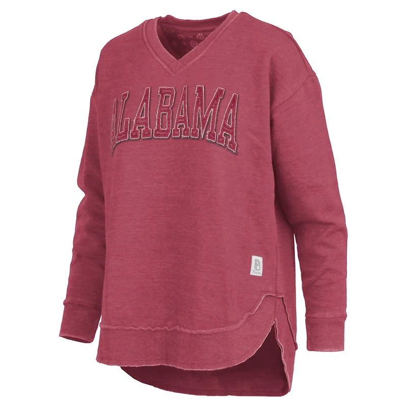 Pressbox Alabama Tide Westin Poncho V-Neck Pullover Sweatshirt