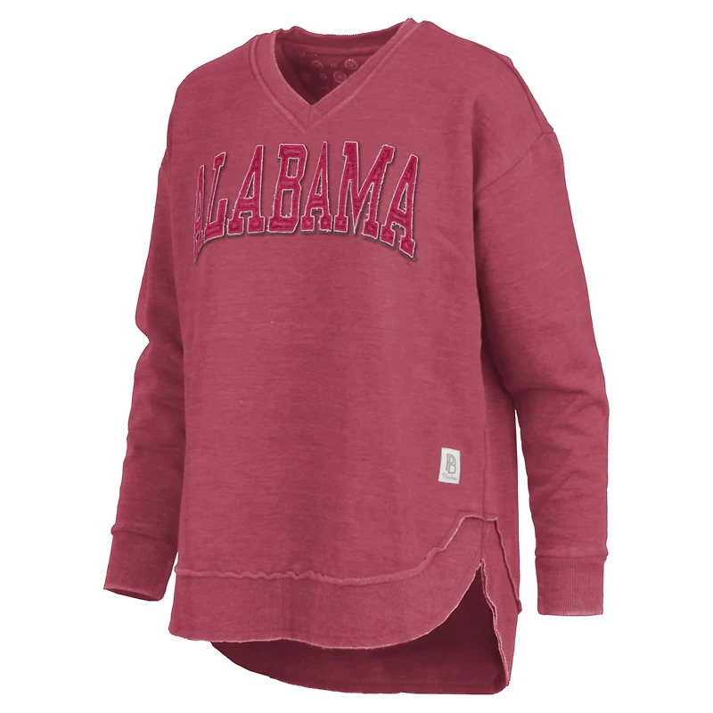 Pressbox Alabama Tide Westin Poncho V-Neck Pullover Sweatshirt