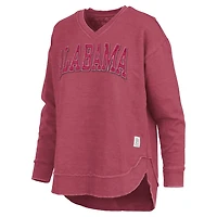 Pressbox Alabama Tide Westin Poncho V-Neck Pullover Sweatshirt