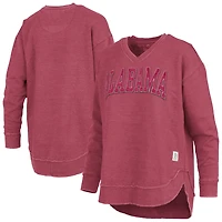 Pressbox Alabama Tide Westin Poncho V-Neck Pullover Sweatshirt