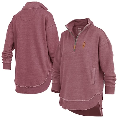 Pressbox Arizona State Sun Devils Northfork Sojourn Poncho Quarter-Zip Sweatshirt