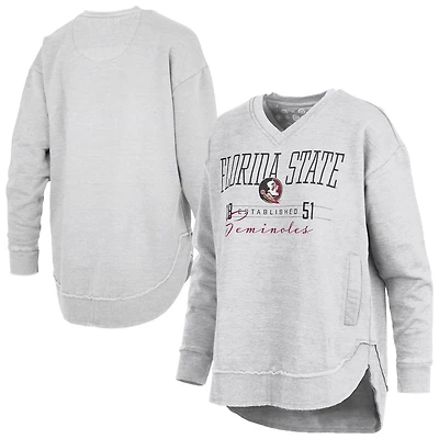 Pressbox Florida State Seminoles Marcus East Hall Poncho V-Neck Sweatshirt