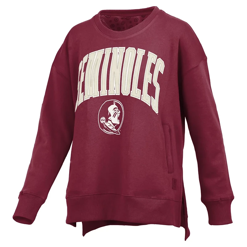 Pressbox Florida State Seminoles Pocketed Arch Pullover Sweatshirt