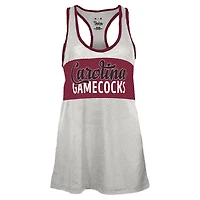 Pressbox Garnet South Carolina Gamecocks Tracy Racerback Tank Top