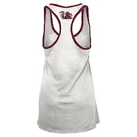 Pressbox Garnet South Carolina Gamecocks Tracy Racerback Tank Top